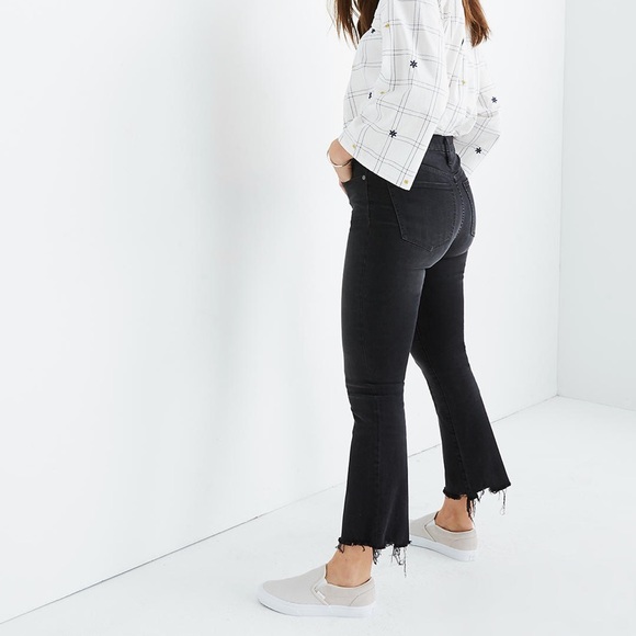 Madewell Denim - Madewell black Cali Demi Boot jeans